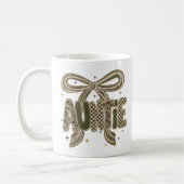 Tante Camo-Geschenk von Schwester Neue Babynamen-A Kaffeetasse (Links)