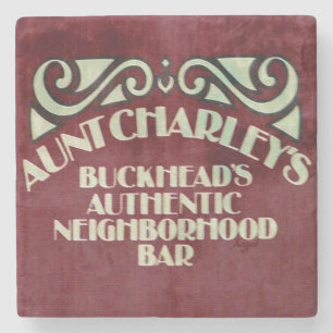 Tante Charleys, Buckhead Atlanta MarmorsteinCoas Steinuntersetzer