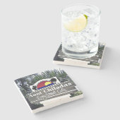 Tante Chiladas, Hilton- Head IslandUntersetzer Steinuntersetzer (Seitenansicht)