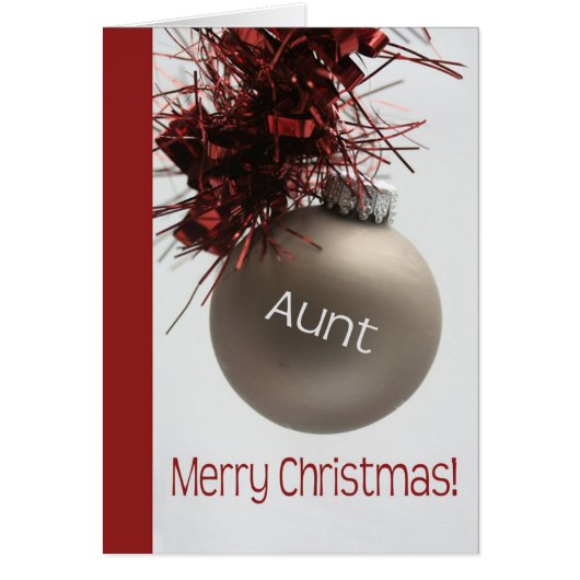 Tante Christmas Card (Vorne)