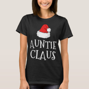 Tante Claus Christmas Hat Family Group Matching P T-Shirt