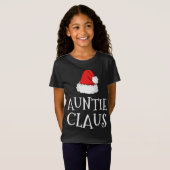 Tante Claus Christmas Hat Family Group Matching P T-Shirt (Vorne ganz)
