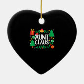 Tante Claus Funny Christmas Tree Ornamente Matchin (Hinten)