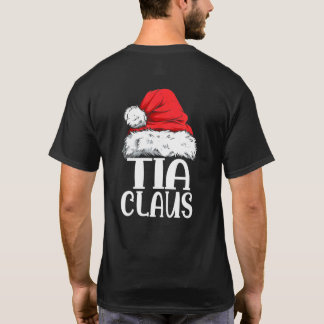 Tante Claus-Shirt Weihnachts-Pyjama-Familie passen T-Shirt