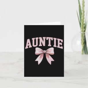 Tante Coquette Bogen Rosa Muttertag Tante Karte