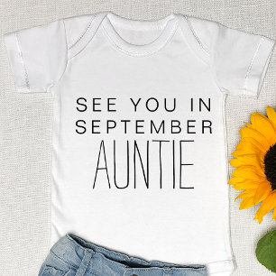 Tante Custom Baby Ankündigung New Tunt Reveal Strampler