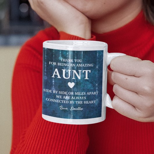 Tante danke Herzlichen Dank für die Personalisiert Kaffeetasse