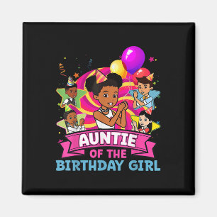 Tante Das Geburtstagsmädchen Party Rosa Puppe Fami Magnet