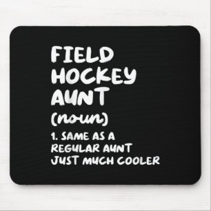 Tante-Definition für Feldhockey lustig und sportli Mousepad