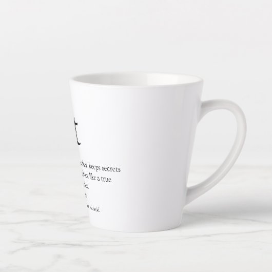 Tante Definition Sprichwort Schwarz und Weiß Milchtasse (Rechts)