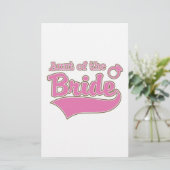 Tante der Braut Briefpapier (Stehend Vorderseite)