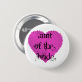 Tante der Braut Button (Vorne & Hinten)