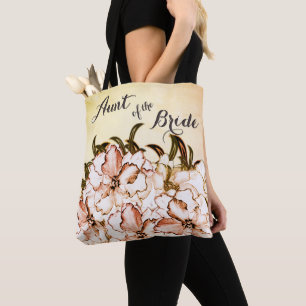 Tante der Braut Hauch von Pfirsich-Tragetasche Tasche
