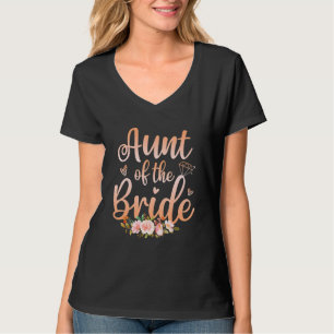Tante Der Braut Hochzeitsdusche Frauen T-Shirt