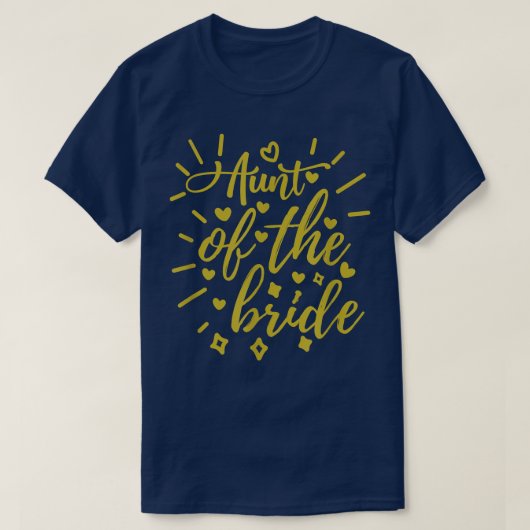 Tante der Braut T-Shirt (Design vorne)