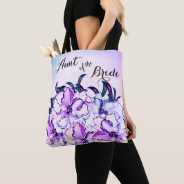 Tante der Bride Hübsch Lila Tote Tasche