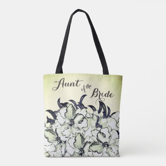Tante der Bride Light Green Tote Tasche (Rückseite)