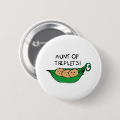 Tante der Dreiergruppe-Hülse Button (Vorne & Hinten)