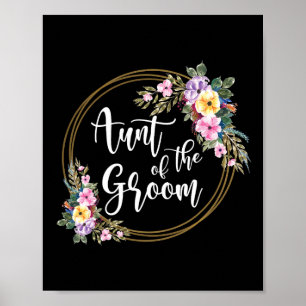 Tante der Erbtante Blume Tante des Raumes Poster
