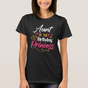 Tante der Geburt Princess Girl Matching Family T-Shirt