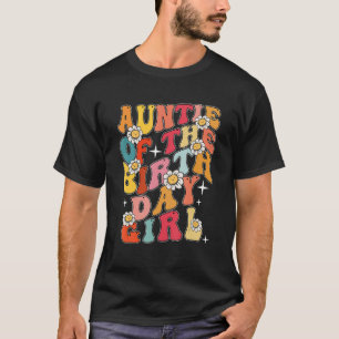 Tante der Geburtstagsfamilie Matching Groovy T-Shirt