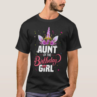 Tante der Geburtstagskameradine Matching Party Sq T-Shirt