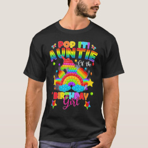 Tante der Geburtstagskarte Einhorn Girls Regenboge T-Shirt