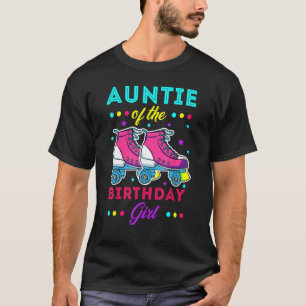 Tante der Geburtstagsmädchen Roller Skate Bday Ska T-Shirt