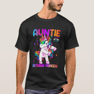Tante der Geburtstagsprinzessin Girl Dabbing Unico T-Shirt
