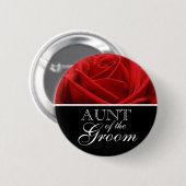 Tante der Groomhochzeit Buttone | Buttons (Vorne & Hinten)