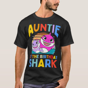 Tante der Hai-Tante-Matchfamilie T-Shirt