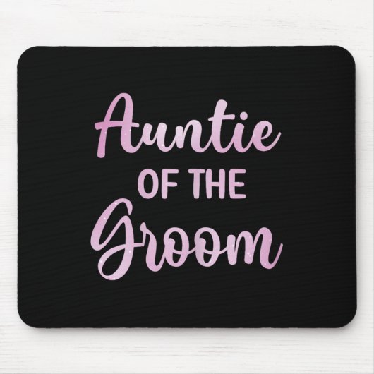 Tante der Hochzeitsdusche Mousepad (Vorne)