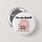 Tante der neuen Neffe-T-Shirts und der Geschenke Button (Vorne & Hinten)