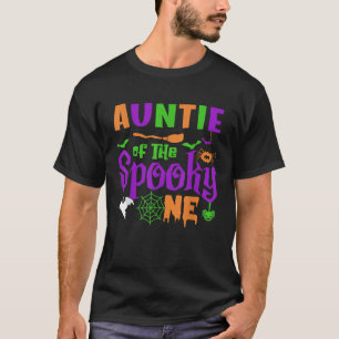 Tante der Spooky Ein Halloween 1. Geburtstag Ma T-Shirt