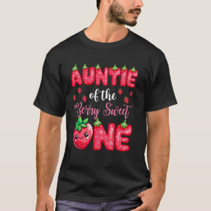 Tante der süßen Beeren-Eins-Erstgeburtstag-Erdbeer T-Shirt