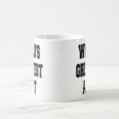 Tante der Welt Kaffeetasse (Mittel)