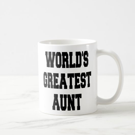 Tante der Welt Kaffeetasse (Rechts)