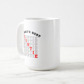 Tante der Welt Kaffeetasse (Vorderseite Links)
