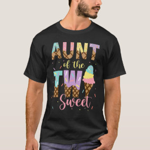 Tante der zwei süßen Geburtstagskrebs zwei T-Shirt