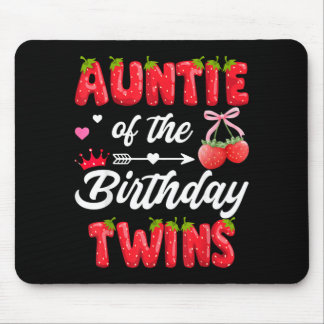 Tante der Zwillinge zum Geburtstag 1. Geburtstagsm Mousepad