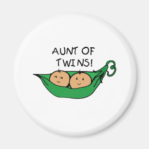 Tante der Zwillings-Hülse Magnet