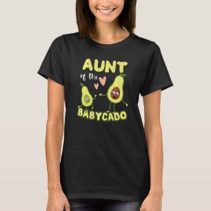 Tante des Babycado Niedlich schwanger Avocado Preg T-Shirt