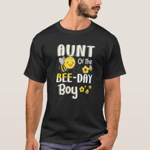 Tante des Bienentags Boy Bee Birthday Party T-Shirt
