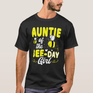 Tante des Bienentags-Girl-Hive-Party mit Bir T-Shirt