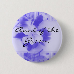 Tante des Bräutigams Button