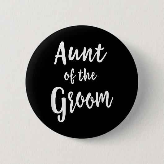 Tante des Bräutigams Hochzeitsprobe Abendessen Bra Button (Vorderseite)