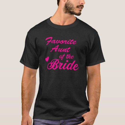 Tante des Bride Aunty Bachelorette-Brautparty T-Shirt (Vorderseite)