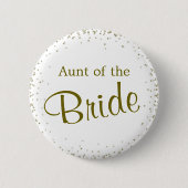 Tante des Bride Confetti Button (Vorderseite)