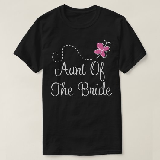 Tante des Bride Wedding Brautparty T-Shirt (Design vorne)