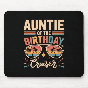 Tante des Geburtstags-Cruiser-Spaß-Trips Mousepad